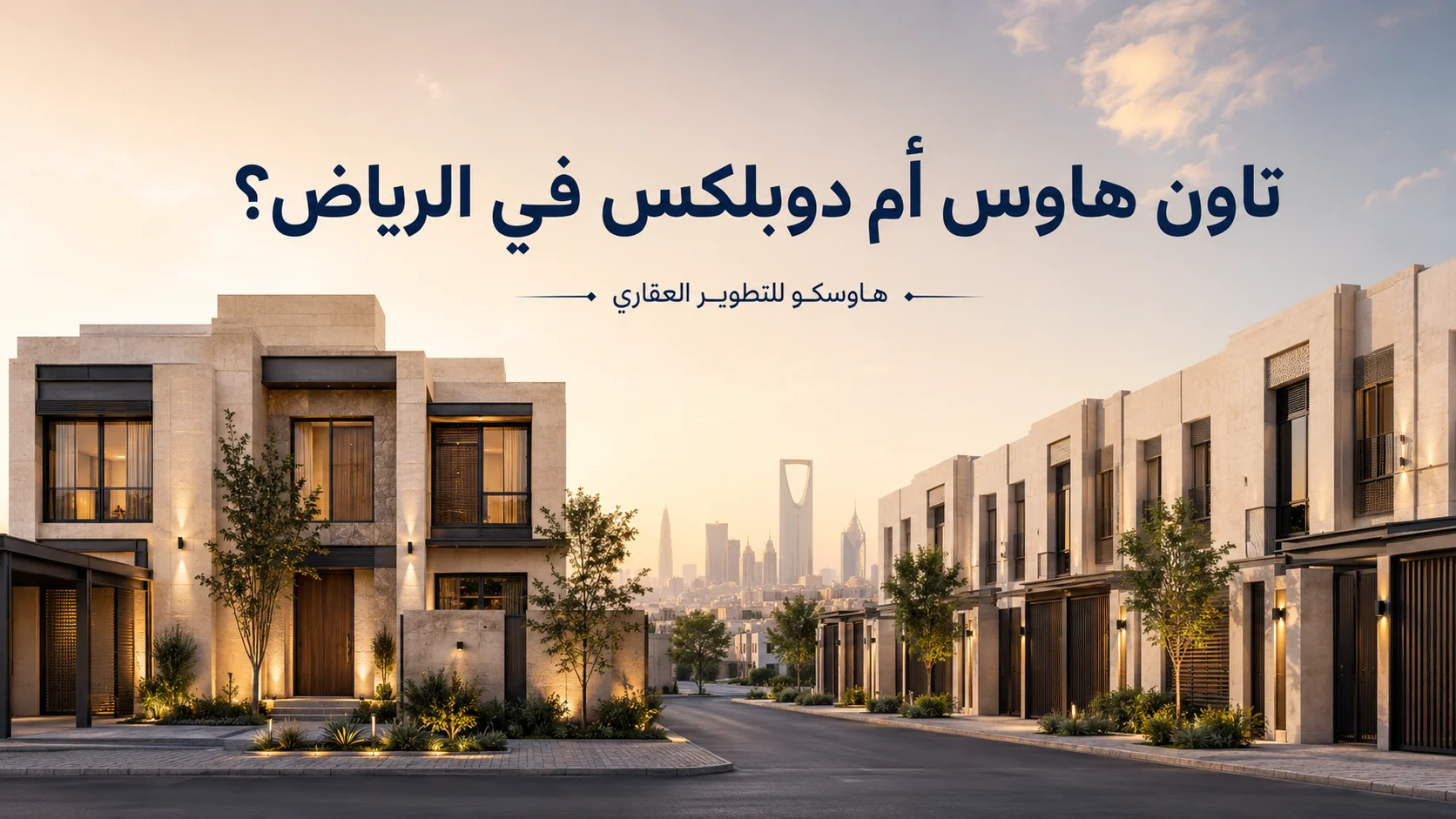 تاون هاوس أم دوبلكس في الرياض؟ دليل السكن العائلي
